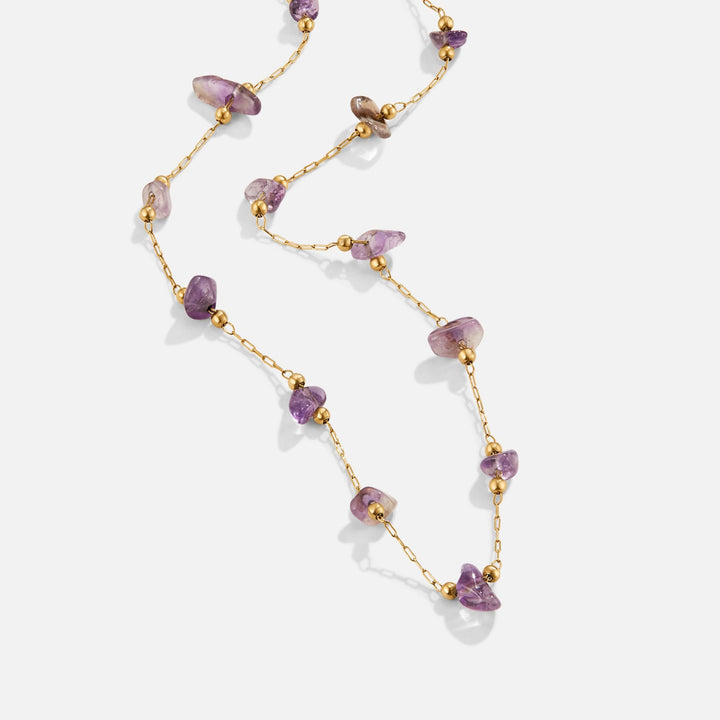 Amara Amethyst Stone Necklace