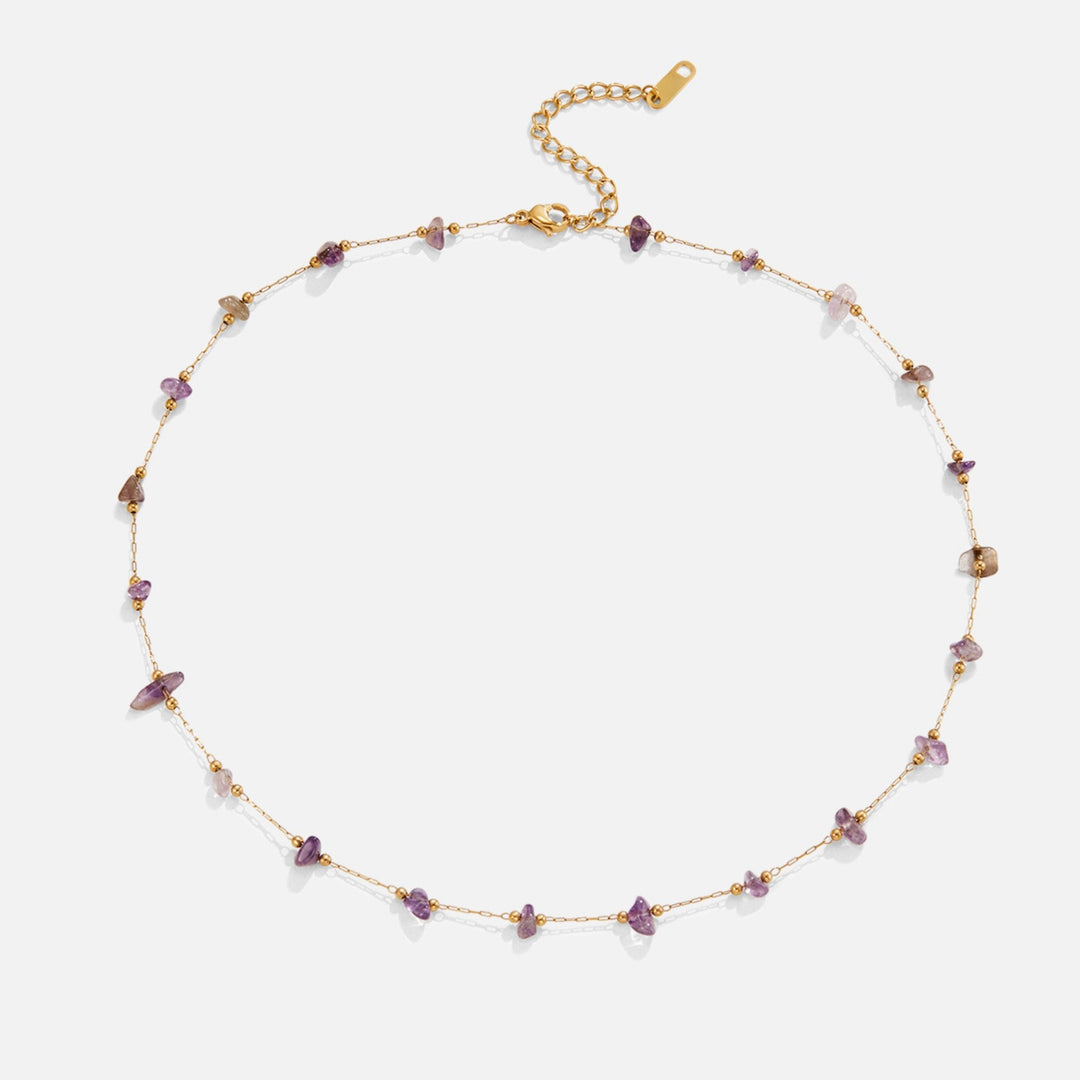 Amara Amethyst Stone Necklace