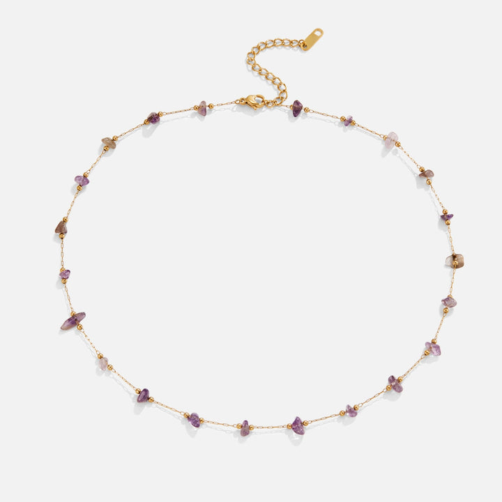 Amara Amethyst Stone Necklace