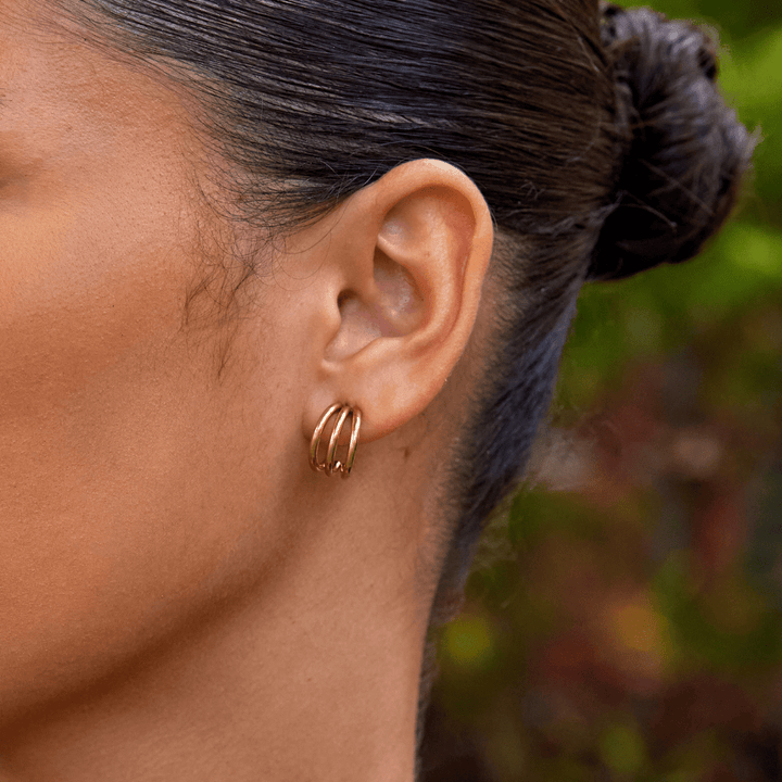 Anaya Triple Hoop Earrings