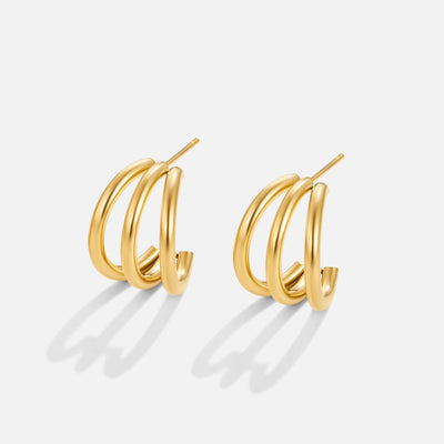 Anaya Triple Hoop Earrings