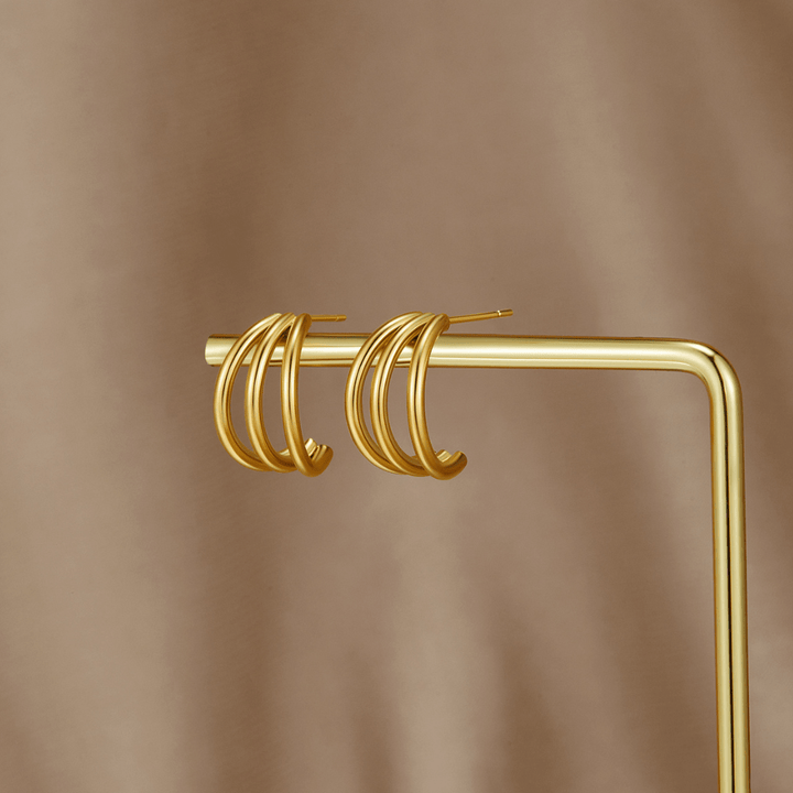 Anaya Triple Hoop Earrings