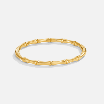 Luna Textured Bamboo Bangle