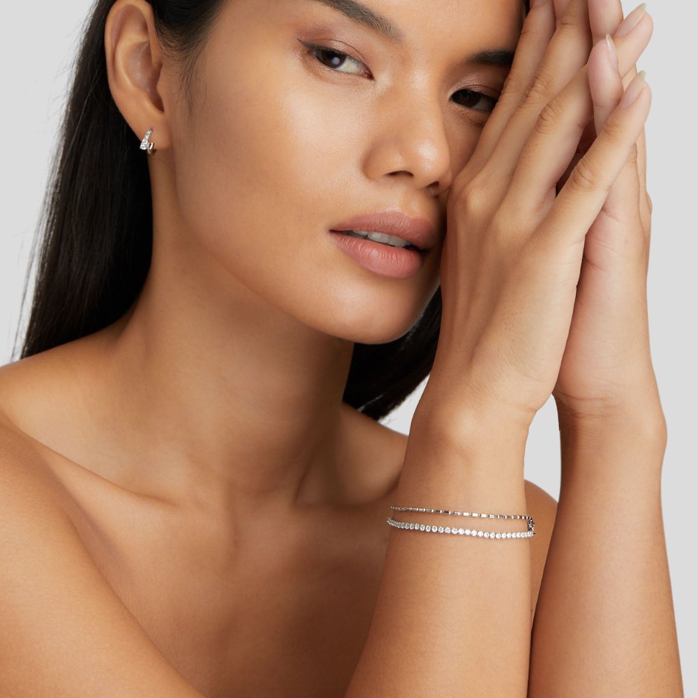Arelia Double Crystal Bracelet