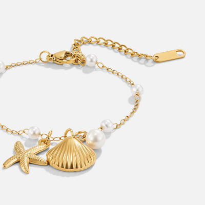 Isla Pearl Charm Bracelet
