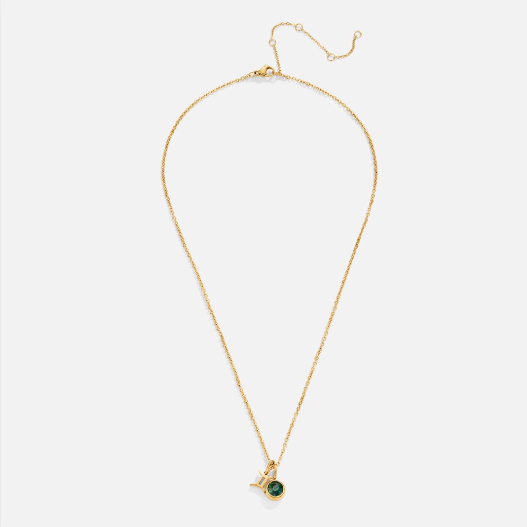 Elara Zodiac Birthstone Necklace