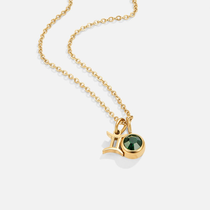 Elara Zodiac Birthstone Necklace