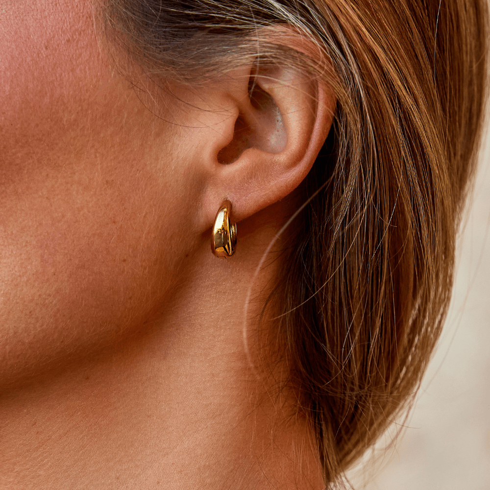 Audrey Bold Gold Hoops