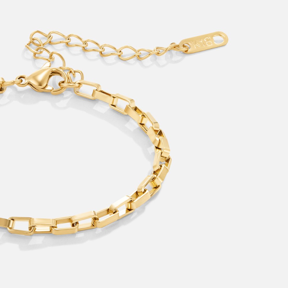 Aura Box Chain Bracelet