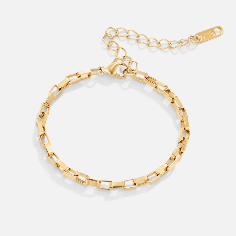 Aura Box Chain Bracelet