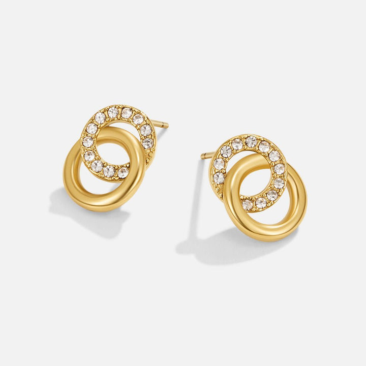 Aurea Entwined Crystal Studs
