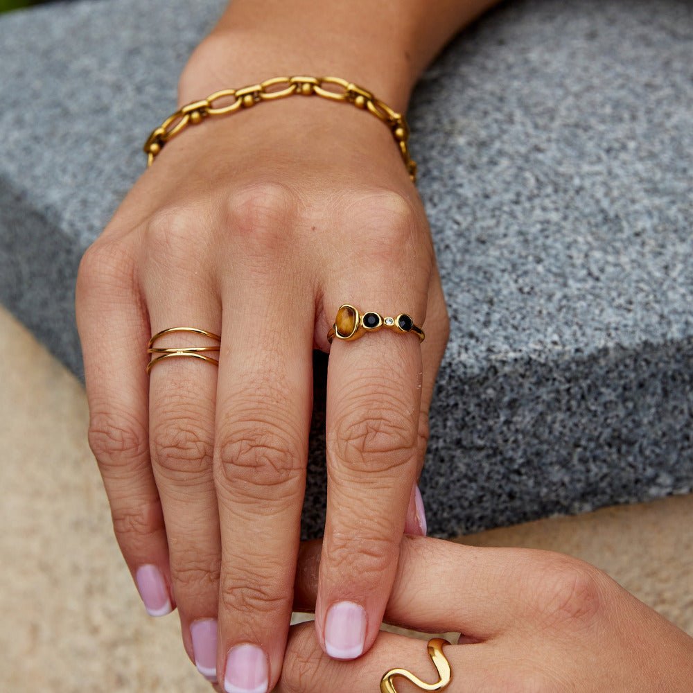 Aurora Tiger Eye Ring