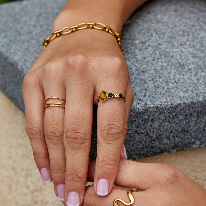 Aurora Tiger Eye Ring