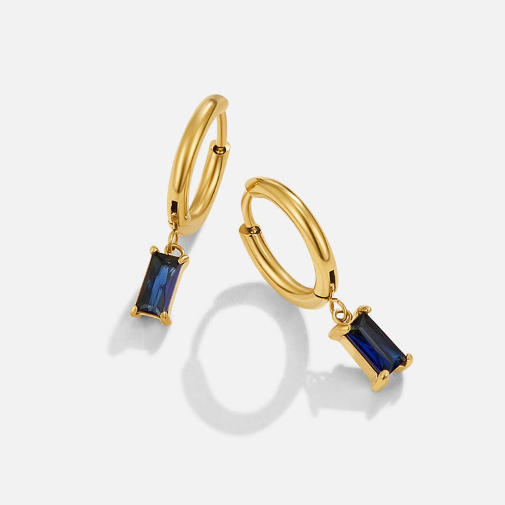 Avery Sapphire Drop Earrings
