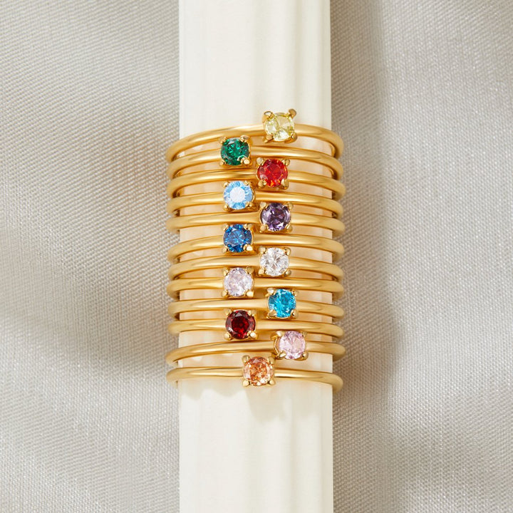 Maribelle Birthstone Band