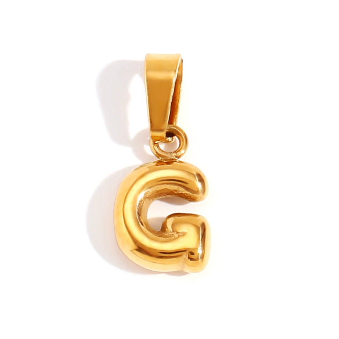 Sienna Bubble Initial Necklace