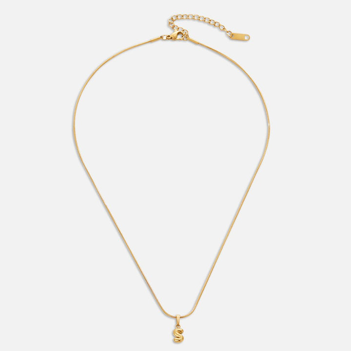 Sienna Bubble Initial Necklace