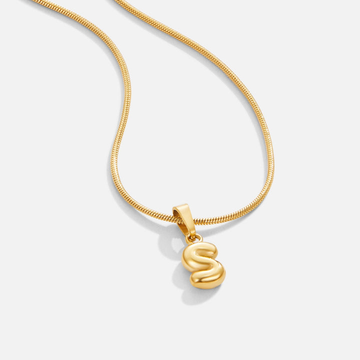 Sienna Bubble Initial Necklace