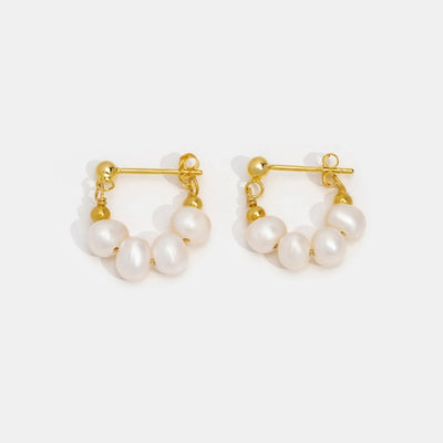Vivienne Petite Pearl Hoops