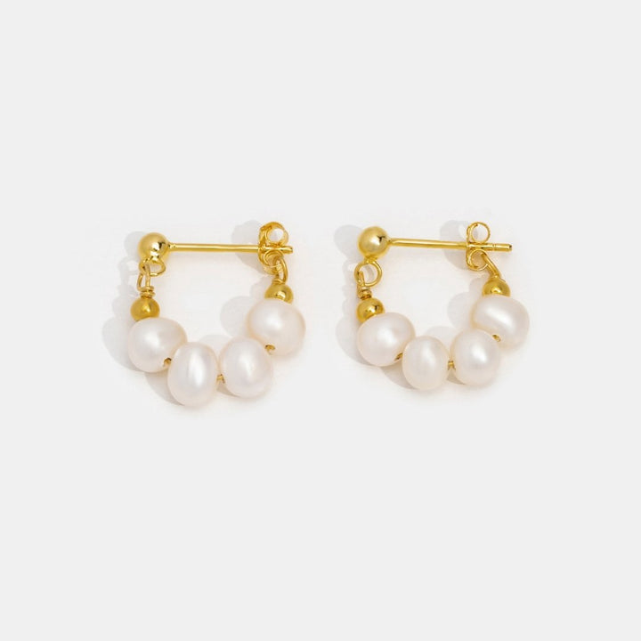 Vivienne Petite Pearl Hoops