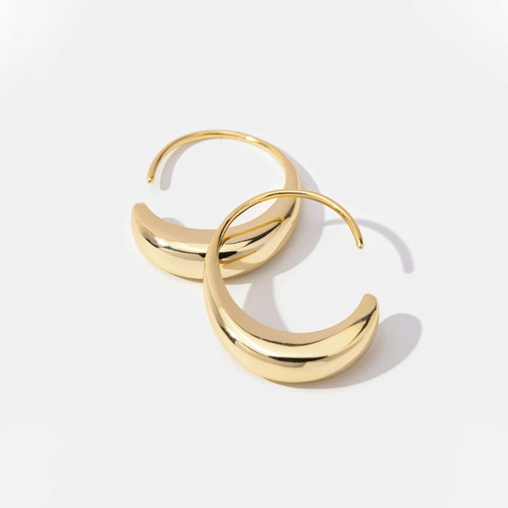 Solara Sculpted Hoop Earrings