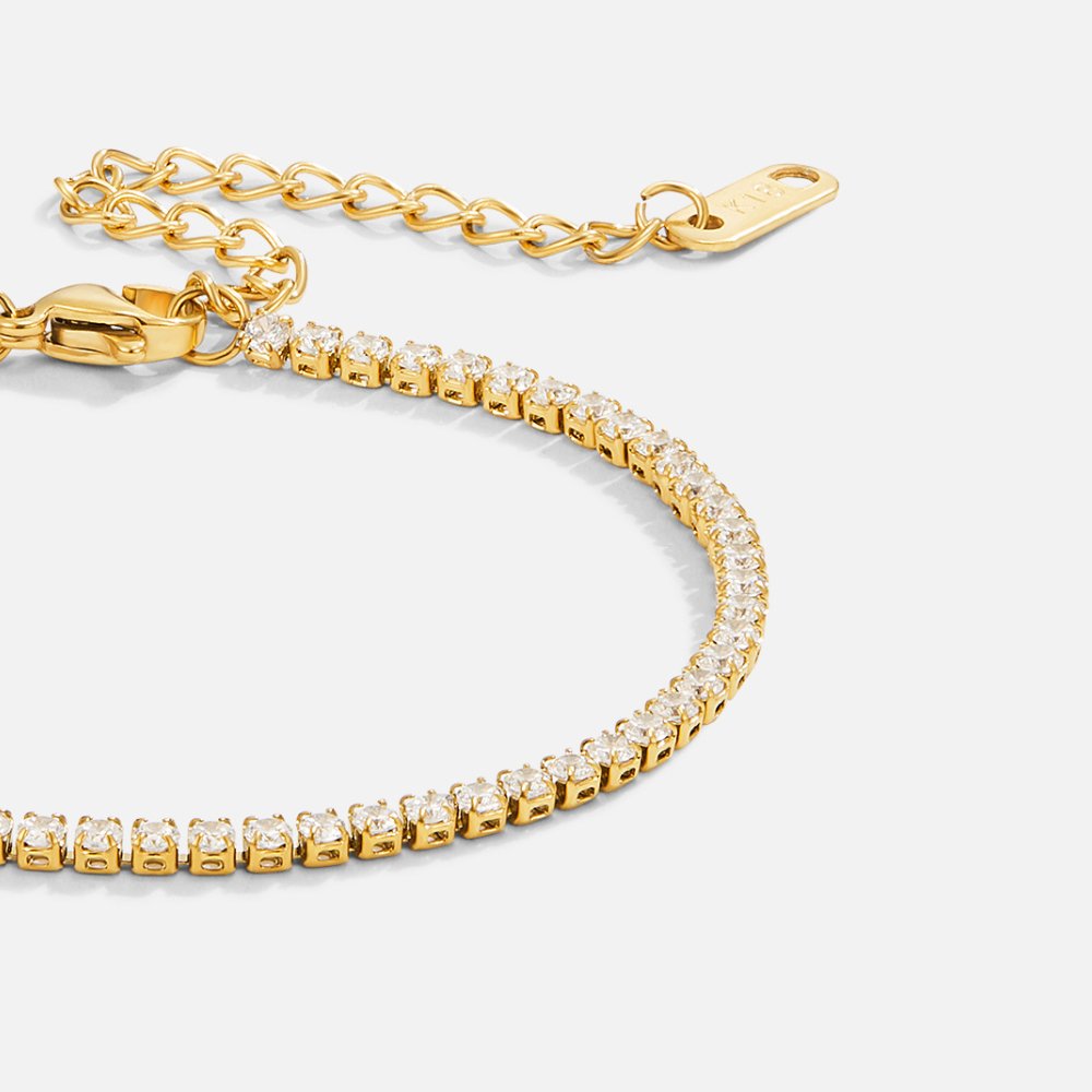 Lyra Gold Tennis Bracelet