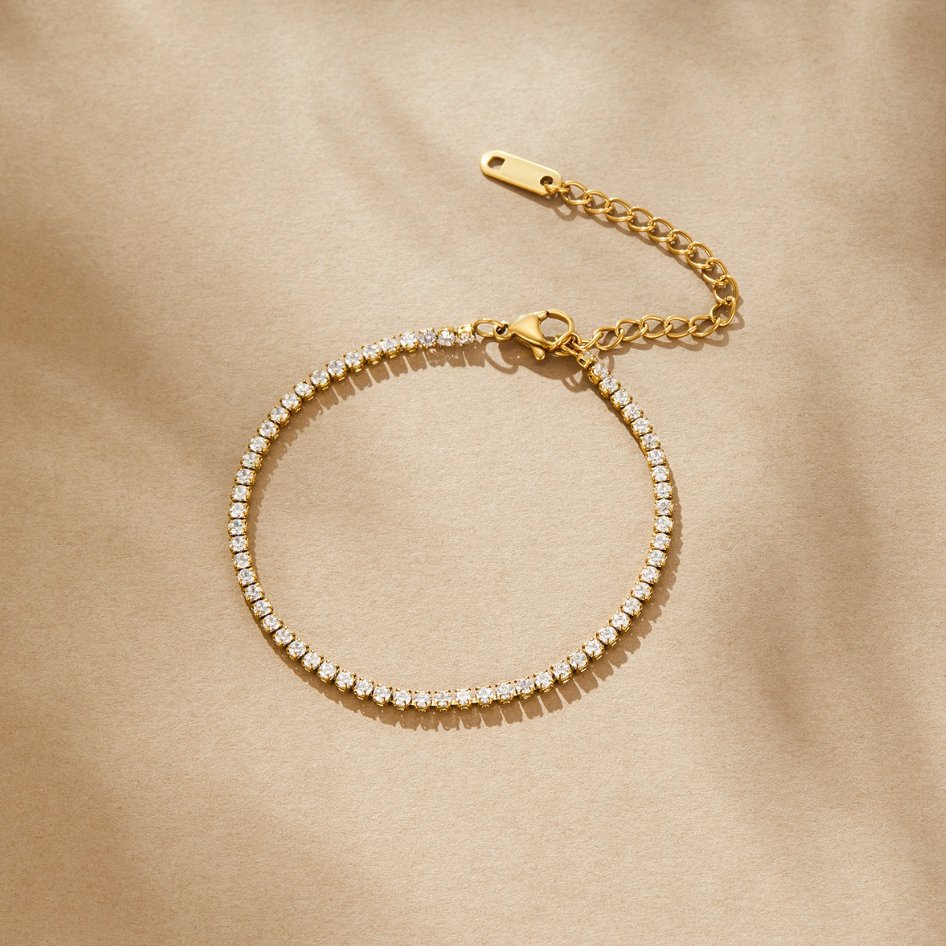 Lyra Gold Tennis Bracelet