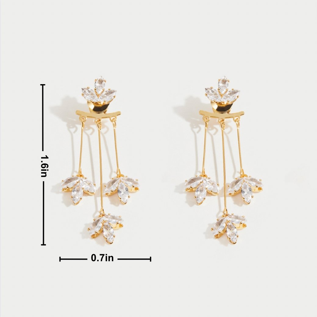 Liana Lotus Waterfall Earrings