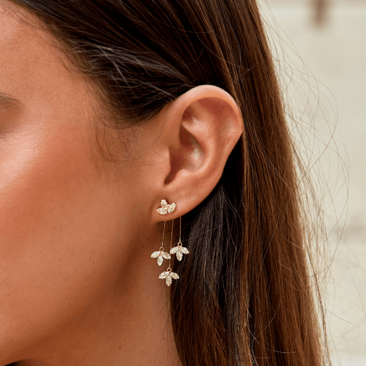 Liana Lotus Waterfall Earrings