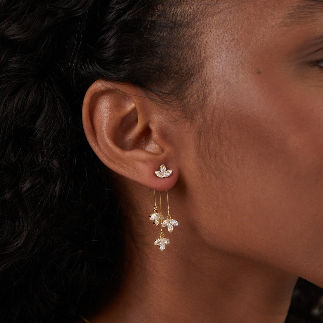 Liana Lotus Waterfall Earrings