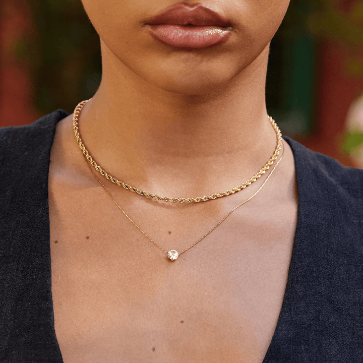 Liora Dainty Crystal Necklace