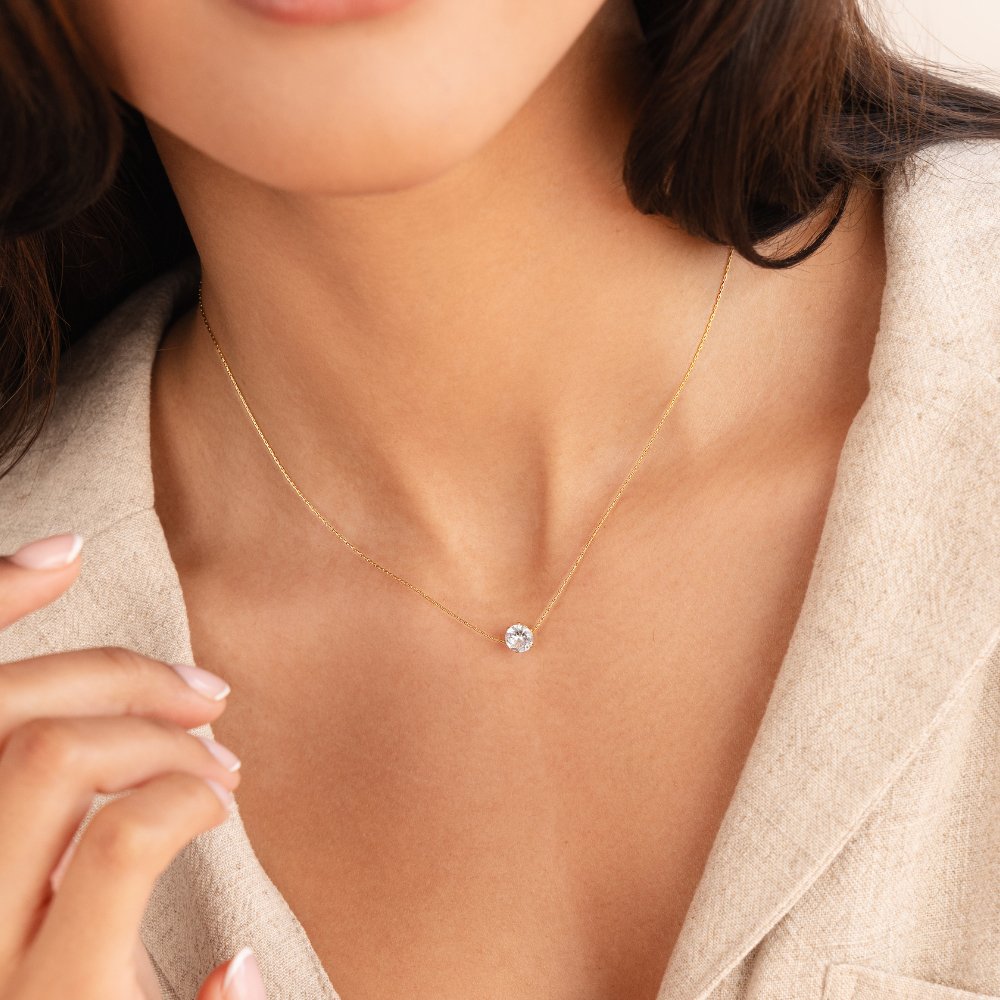 Liora Dainty Crystal Necklace