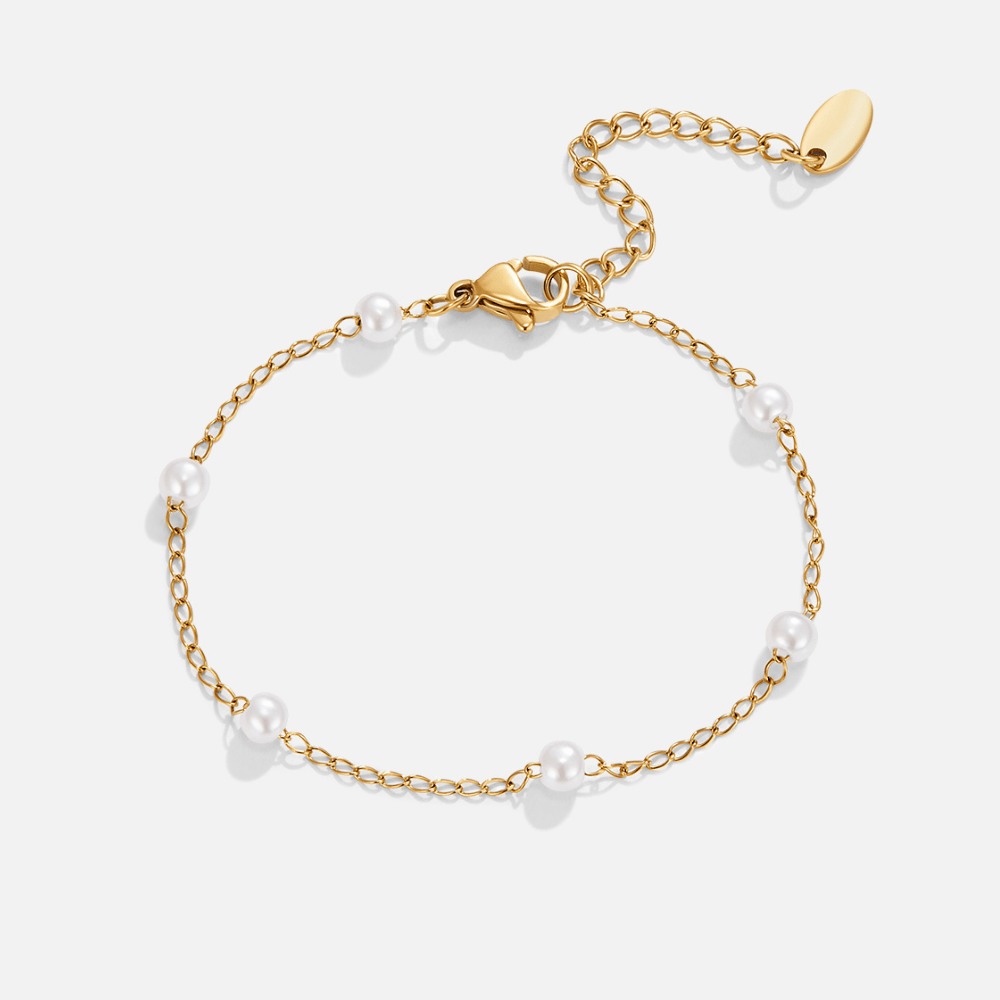 Lina Pearl Chain Bracelet