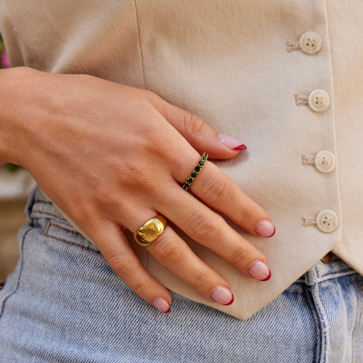 Maelle Emerald Eternity Ring