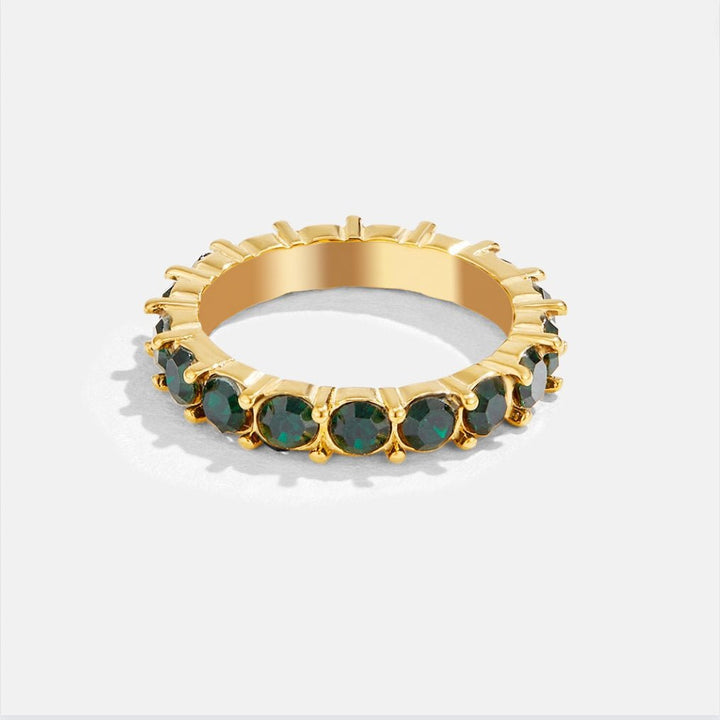 Maelle Emerald Eternity Ring
