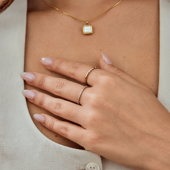 Elowen Slim Eternity Ring