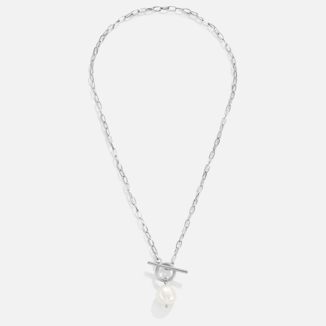Eva Pearl Toggle Necklace
