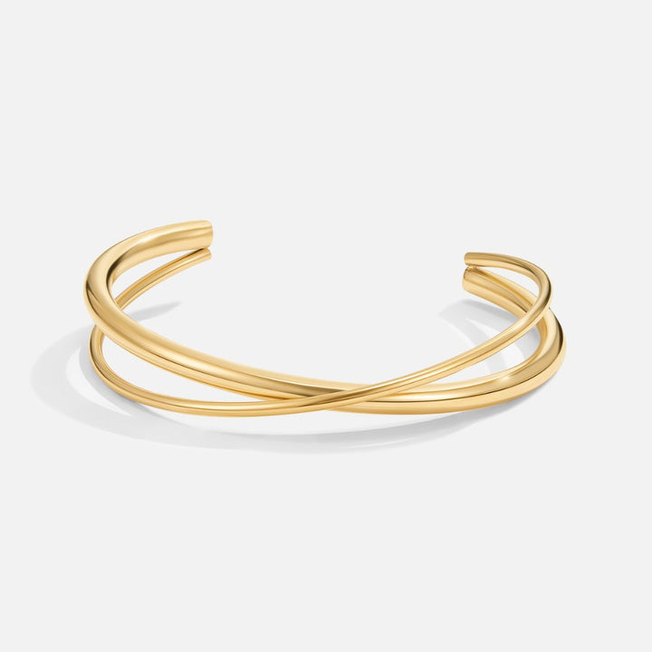 Aveline Twisted Gold Bracelet