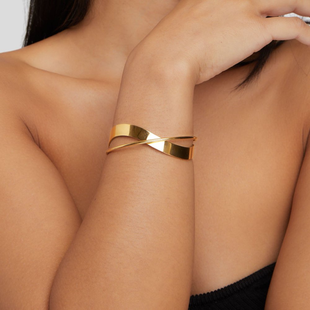 Solena Twisted Gold Bracelet