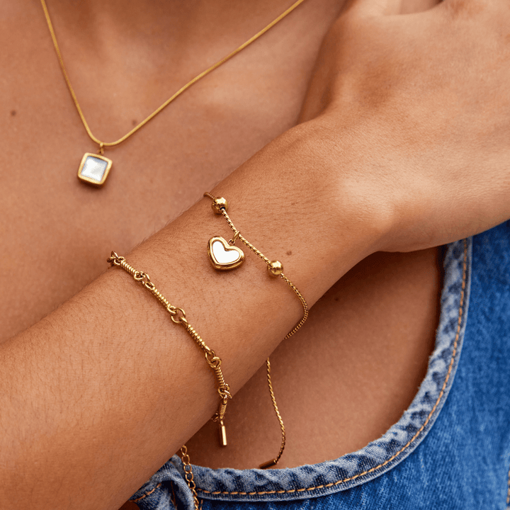 Figaro Knot Chain Bracelet