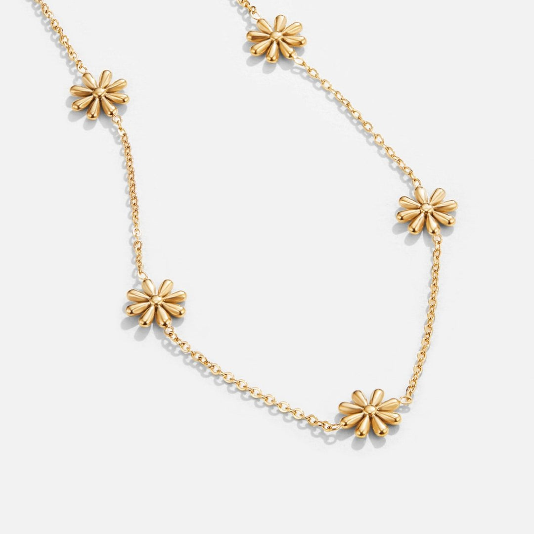 Flora Dainty Gold Necklace