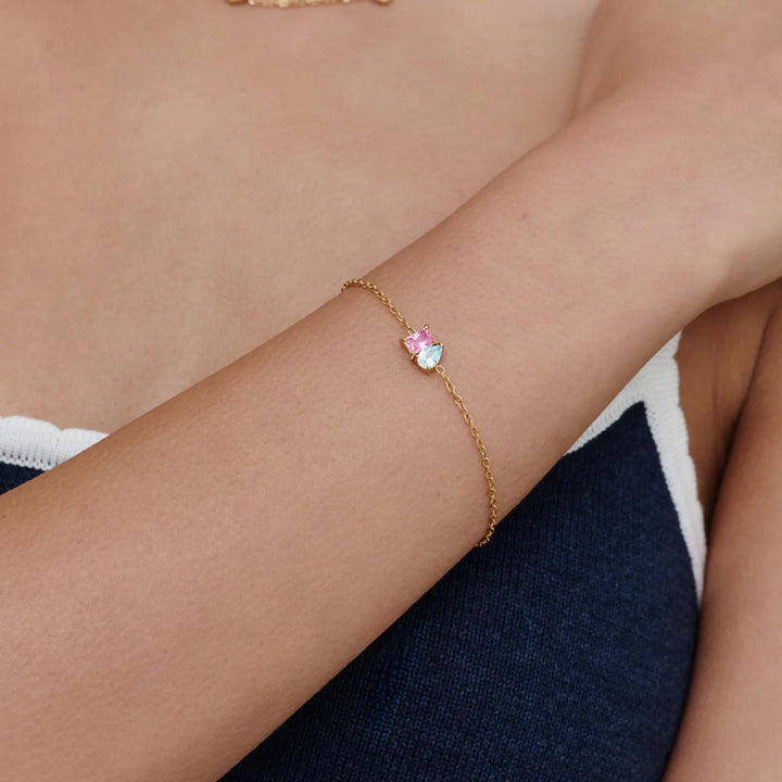 Constance Duo Birthstone Bracelet