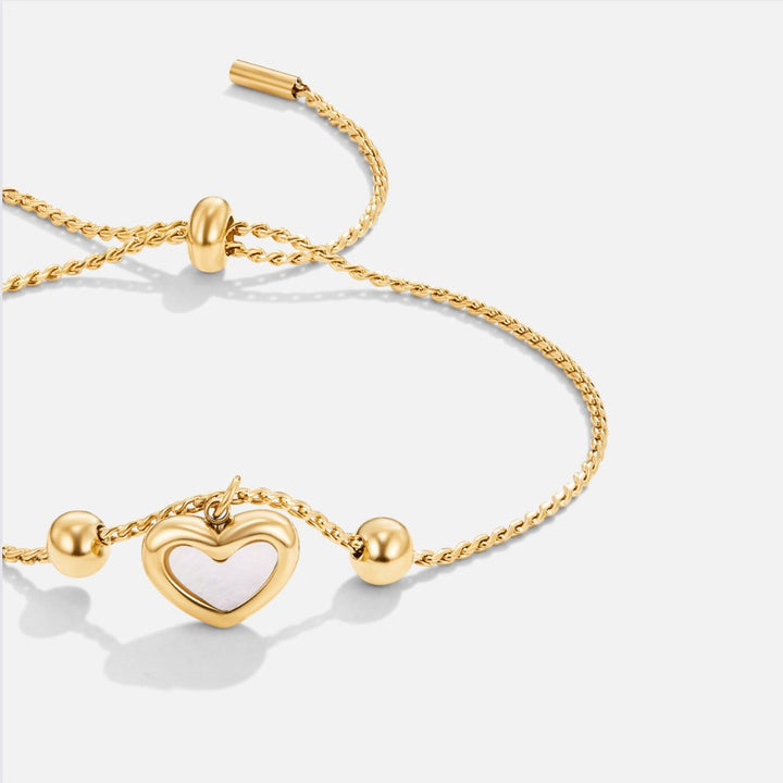 Aureline Heart Charm Bracelet