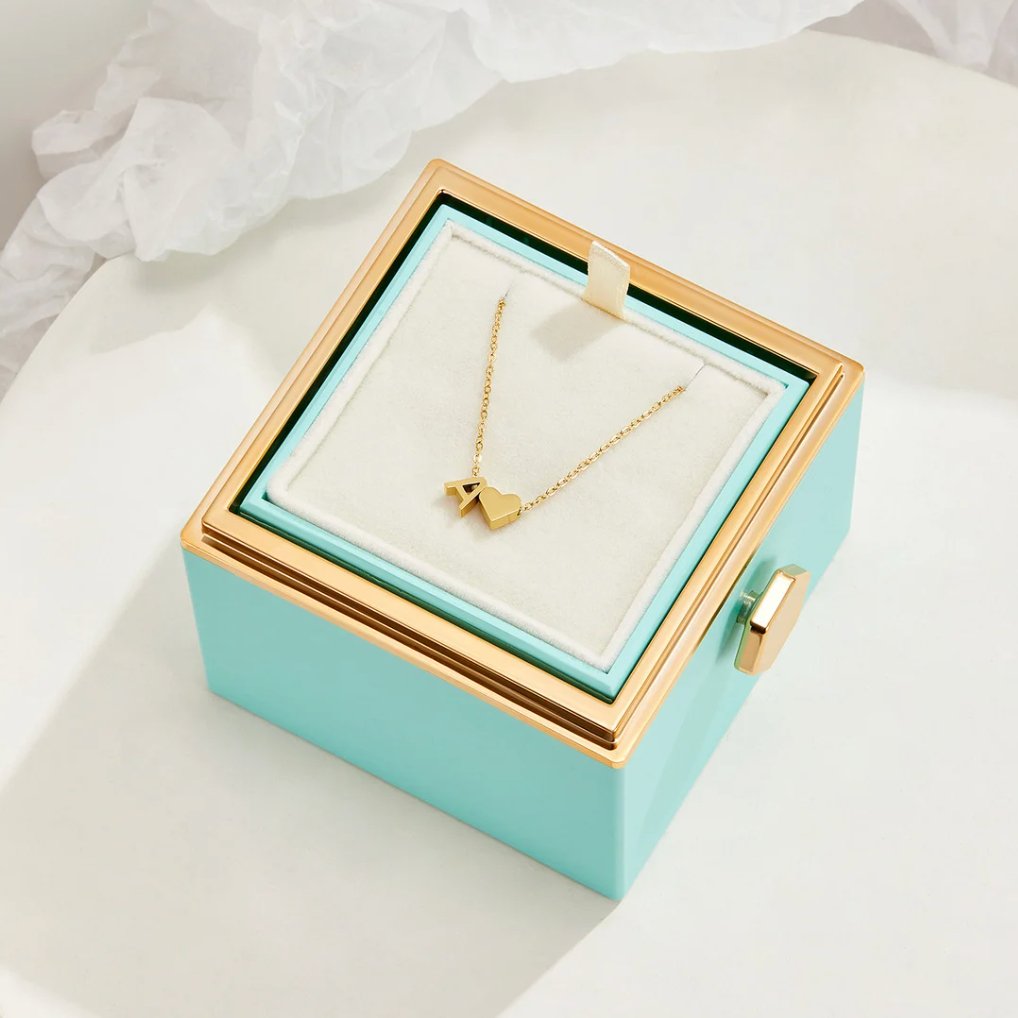 Arielle Heart Letter Necklace