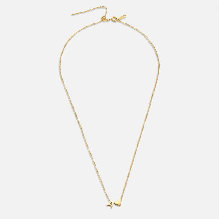 Arielle Heart Letter Necklace