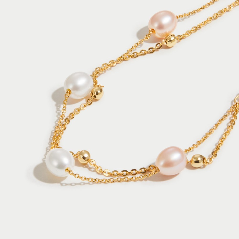 Lunaria Blush Pearl Bracelet