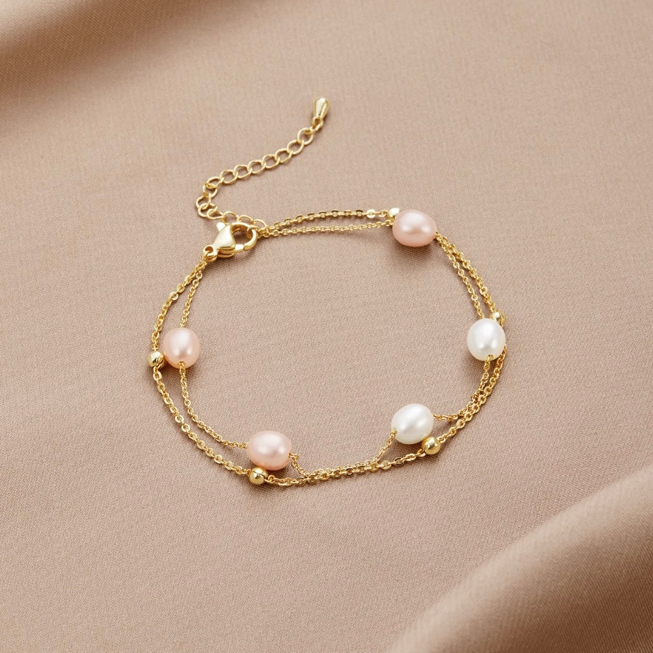 Lunaria Blush Pearl Bracelet