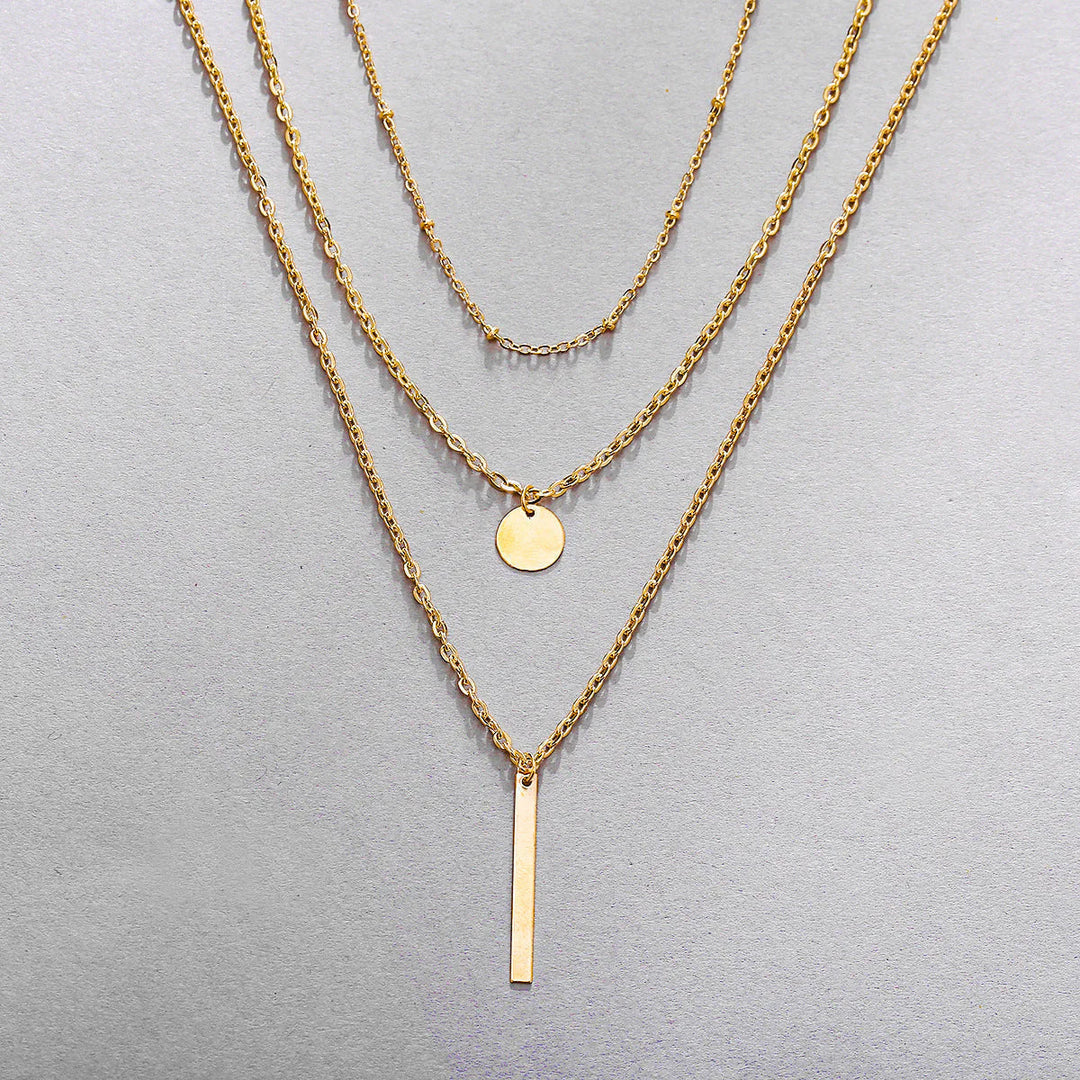 Elora Layered Gold Necklace