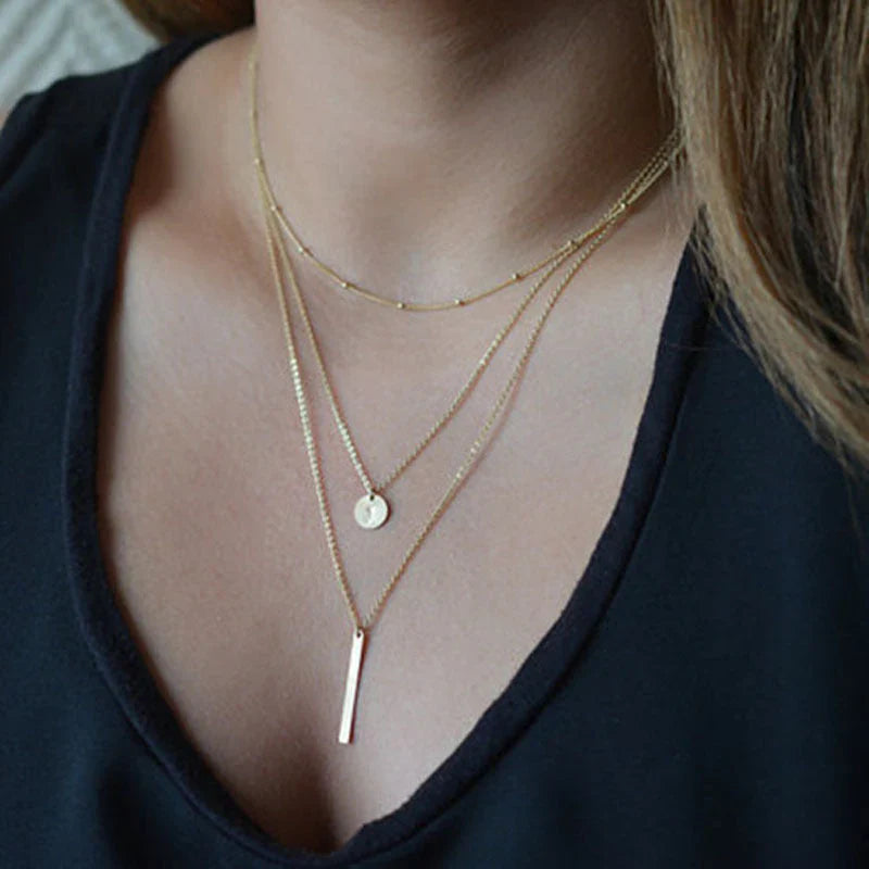 Elora Layered Gold Necklace