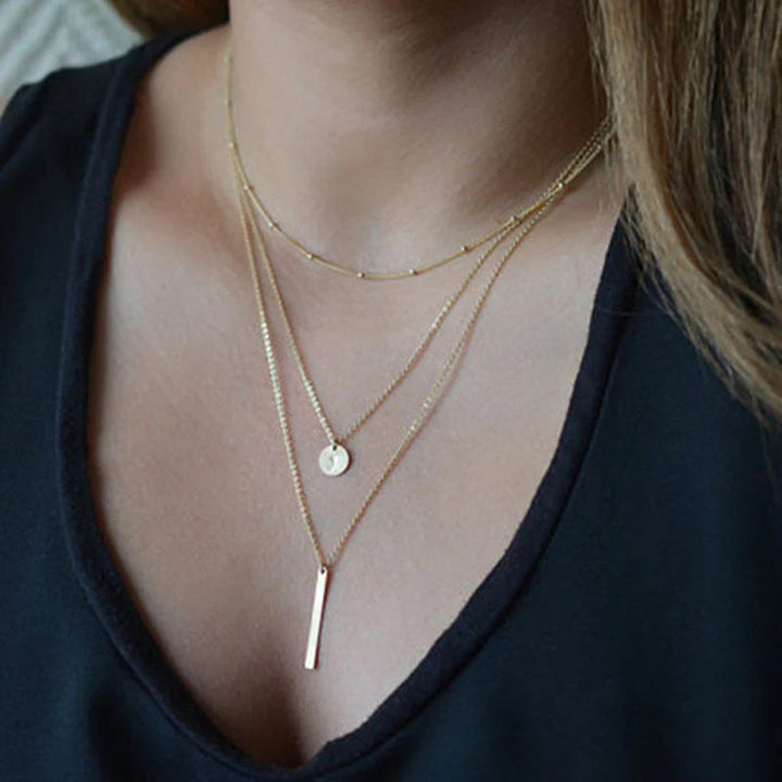 Elora Layered Gold Necklace